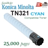 Konica TN321C, A33K490