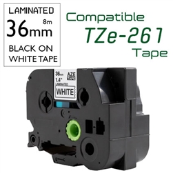 TZe-261 Black on White