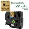 TZe-841 Black on Gold
