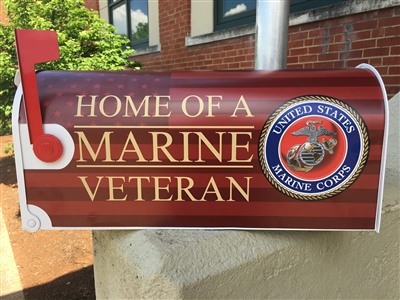 Veteran Marine Mailbox Magnet