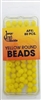 Jeros Tackle Size 6 Yellow Round Beads (apx. 80pcs)