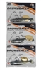 (LOT OF 3) Bomber Drumbeater Coastal Spinnerbait - 1/8oz White/Silver Mullet