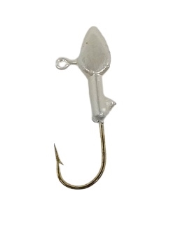 Minnow Head Jig Heads 1/32oz Size 4 Gold Hook - Pearl