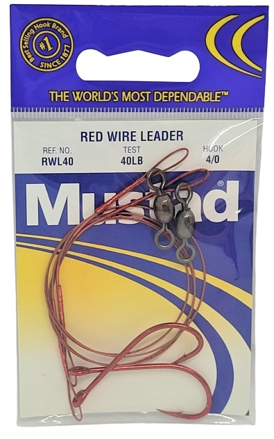 Mustad Wire Rig - Size 2 Hook 6pk