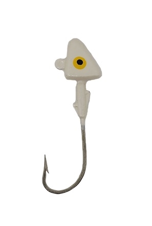 Saltwater Shad Head Jig Head - 1oz Pearl 5pk