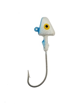 Saltwater Shad Head Jig Head - 1oz Blue Shad 3pk