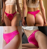 Stretch Satin Hipster Panties