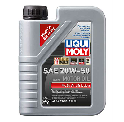 Oil 20w-50 Liqui Moly 1qt Bottle