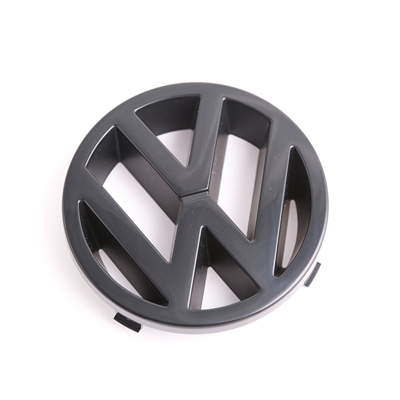 Emblem For Grill - "VW" - 125mm - Black - Vanagon