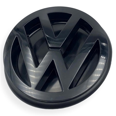 Emblem for Rear Hatch - "VW" - Black - Vanagon 88-92