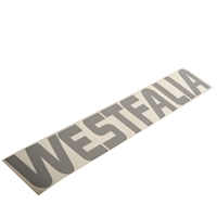 Westfalia Roof Decal - Silver - Vanagon Westfalia