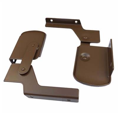 Upper Bunk Hinge Pair - Brown - Vanagon Westfalia 83-86