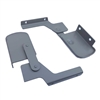 Upper Bunk Hinge Pair - Gray - Vanagon Westfalia 87-92