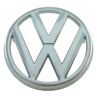 Emblem for Grill - "VW" - 95mm - Chrome - Vanagon 80-87
