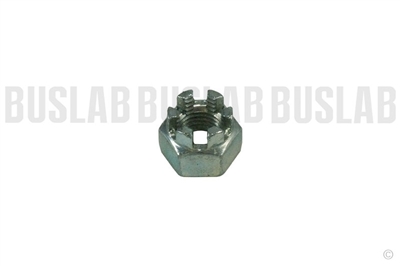 Nut for Tie Rod End - Slotted - M12x1.5 - Grade 22H - Vanagon