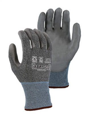 Majestic 35-7505 Cut-Less Korplex Glove with Polyurethane Palm