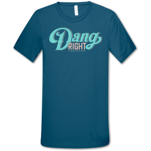 LH Dang Right front print-Deep Teal