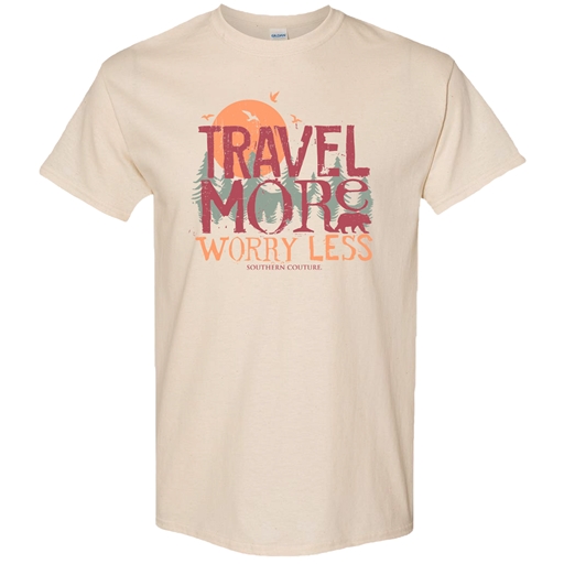 SC Soft Travel More Worry Less front print-Natural