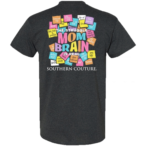 SC Classic Mom Brain-Dark Heather