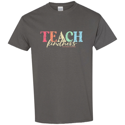 SC Soft Teach Kindness front print-Charcoal