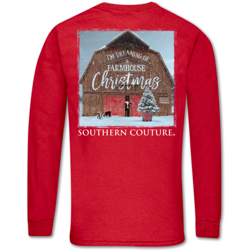 SC Classic Farmhouse Christmas on LS-Red