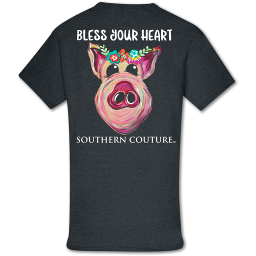 SC Classic Bless Your Heart-Dark Heather
