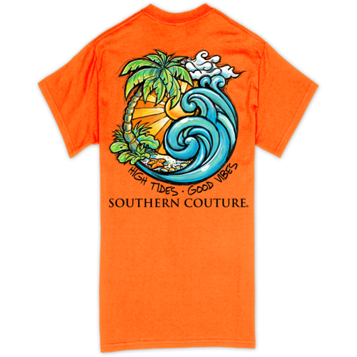 SC Classic High Tides Good Vibes-Safety Orange