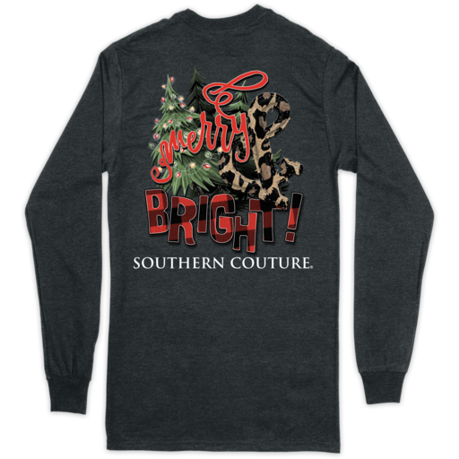 SC Classic Merry & Bright on LS-Dark Heather