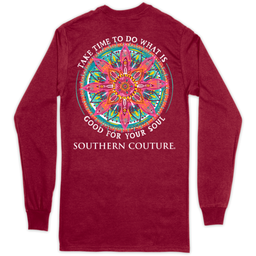 SC Classic Good For Soul on Long Sleeve-Cardinal