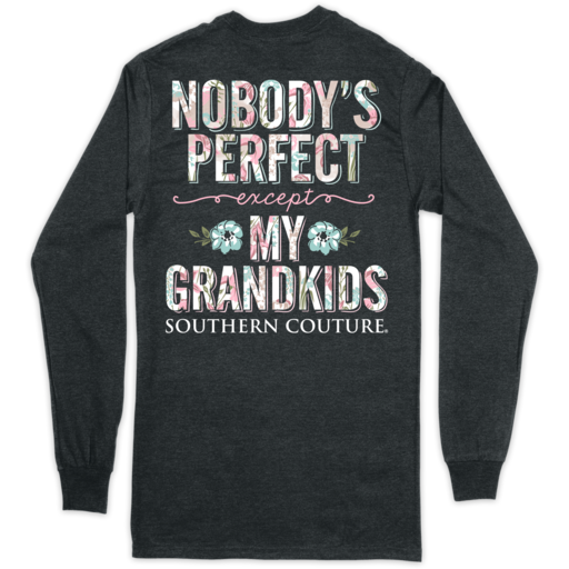 SC Classic Nobody's Perfect on LS-Dark Heather