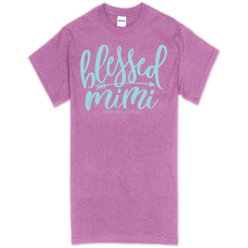 SC Soft Blessed Mimi Front Print-Htr. Radiant Orchid