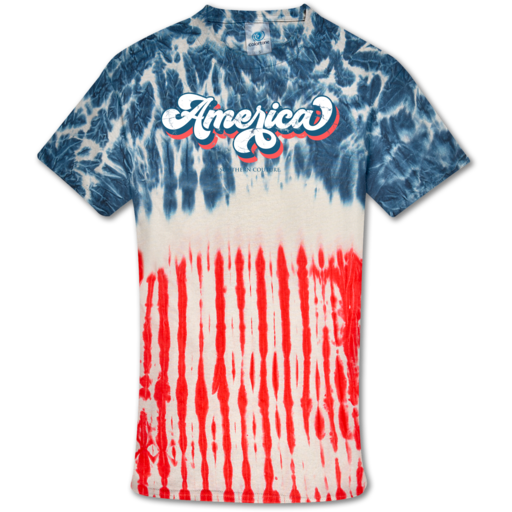 SC Tie Dye America front print-Patriotic