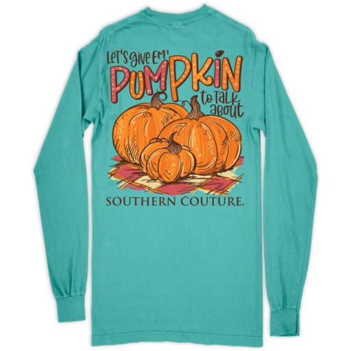 SC Comfort Pumpkin To Talk About on LS-Chalky Mint