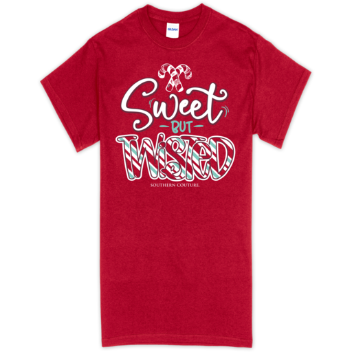 SC Soft Sweet But Twisted front print-Cherry Red