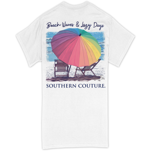 SC Classic Beach Waves Lazy Days-White