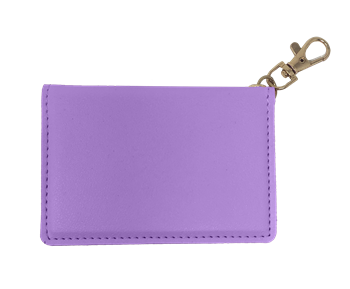 SC Faux Leather ID Wallet-Purple