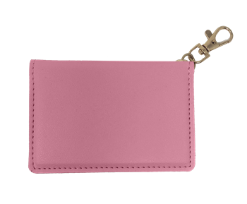 SC Faux Leather ID Wallet-Pink