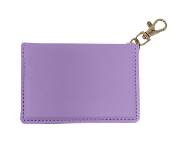 SC Faux Leather ID Wallet-Lavender