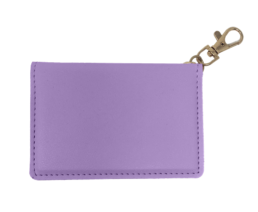 SC Faux Leather ID Wallet-Lavender