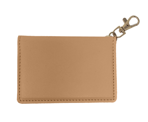 SC Faux Leather ID Wallet-Tan