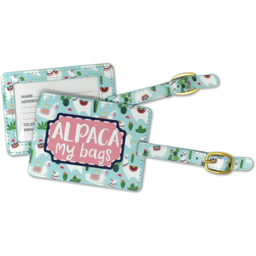 SC Alpaca My Bags Luggage Tag