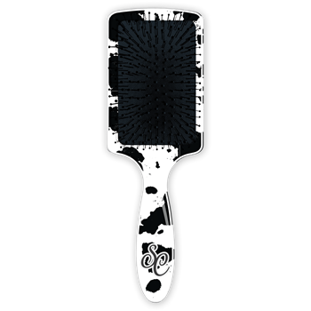 SC Paddle Brush-Cow Print