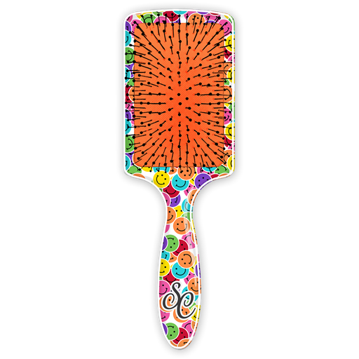 SC Paddle Brush- Smiley Faces