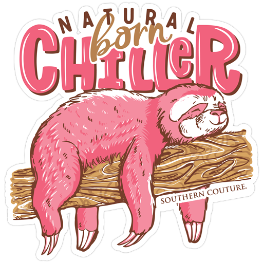 SC Natural Born Chiller Sticker - 24 pack