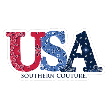 SC USA Sticker   -pack of 12