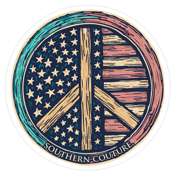 SC Patriotic Peace Sticker-pack of 12