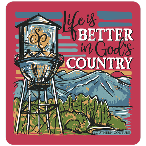 SC God's Country Sticker - 12 pack