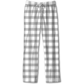 SC Lounge Pants-Grey/White Plaid