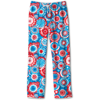 SC Lounge Pants-Patriotic Tie Dye