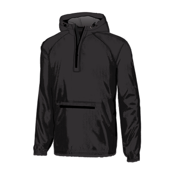 SC Quarter Zip Wind Breaker Pullover-Black